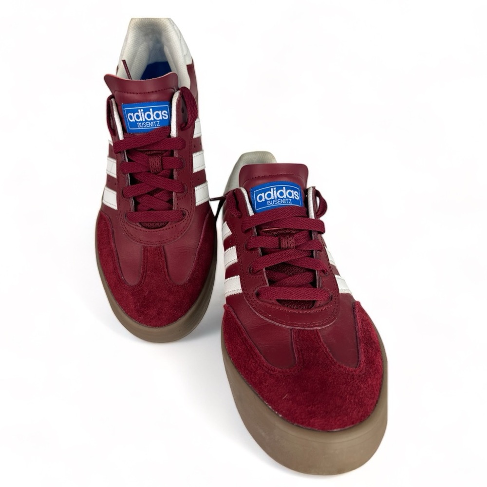 Adidas Busenitz Men's Size 10.5 Burgundy Red Skater Shoe Sneaker